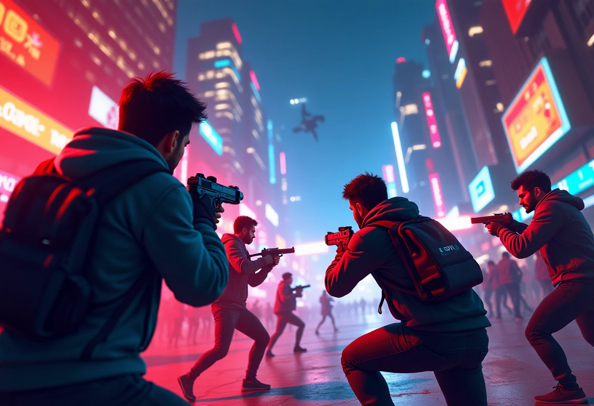 Action-packed gaming arena