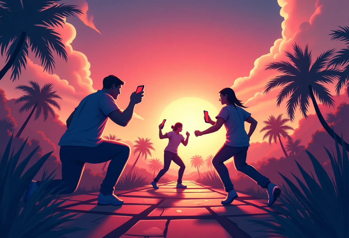 Variedade de jogos mobile